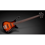 1504035905CAAFV Warwick RockBass Corvette Classic 4-String Bass, Wenge Fingerboard, Almond Sunburst Transparent High Polish